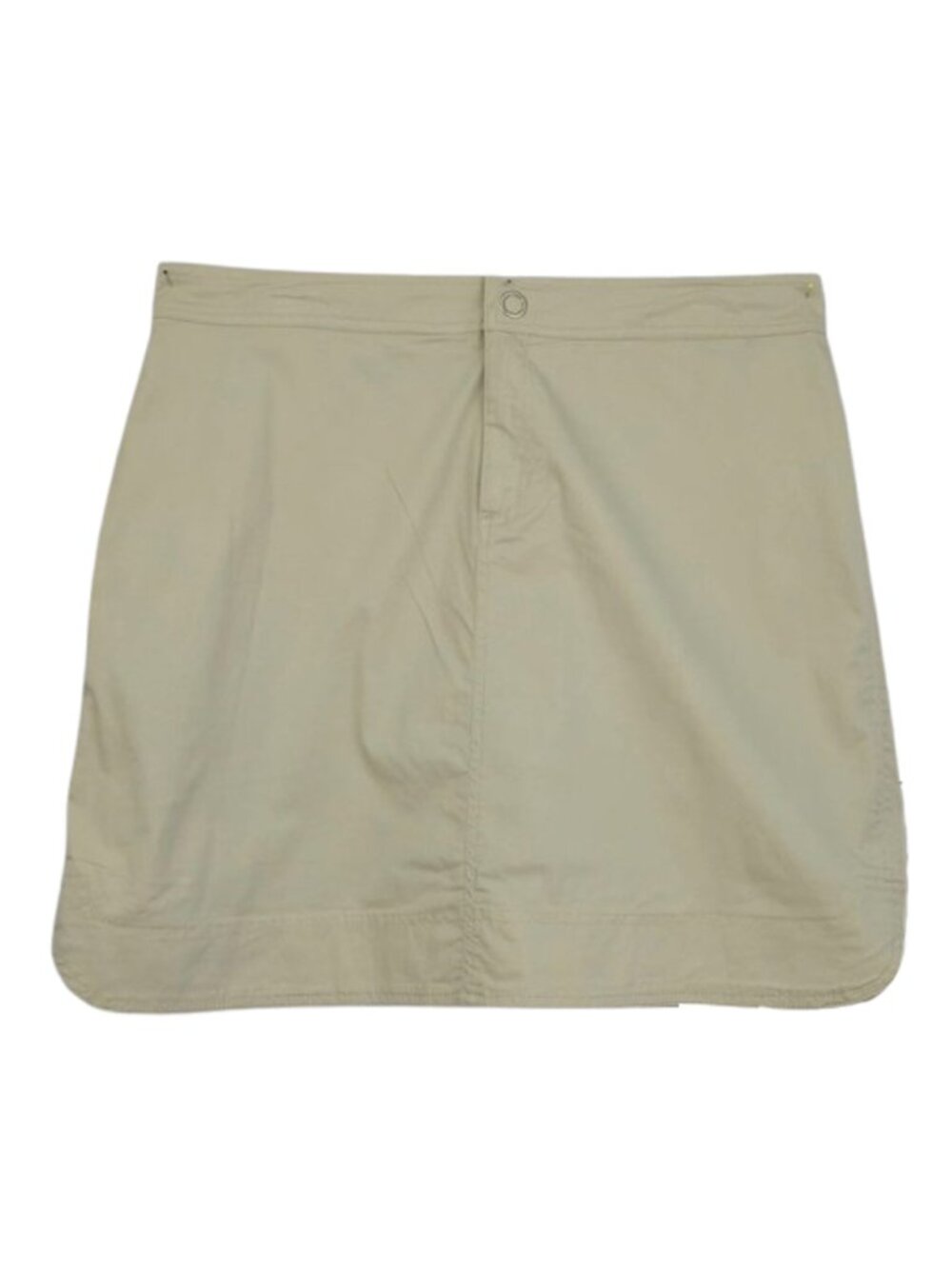 CJ Banks Tan Stretch Cotton Skort NWT Size 16 Casual Mid Rise
